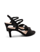 Sandalo vegan da donna con tacco