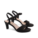 Sandalo vegan da donna con tacco