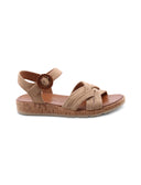 Sandalo da donna in pelle scamosciata