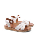 Sandalo da donna in pelle scamosciata