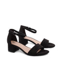 Sandalo ankle strap vegan da donna