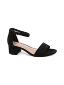 Sandalo ankle strap vegan da donna