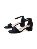 Sandalo ankle strap vegan da donna