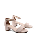 Sandalo ankle strap vegan da donna
