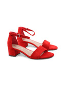 Sandalo ankle strap vegan da donna