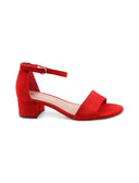 Sandalo ankle strap vegan da donna