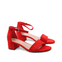 Sandalo ankle strap vegan da donna