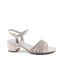 Sandalo gioiello vegan con strass donna