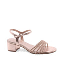 Sandalo gioiello vegan con strass donna