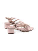 Sandalo gioiello vegan con strass donna