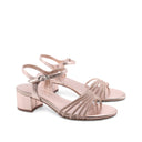 Sandalo gioiello vegan con strass donna