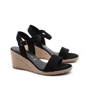 Sandalo con zeppa in corda da donna