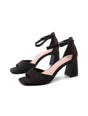 Sandalo ankle strap vegan da donna