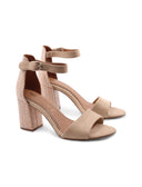 Sandalo vegan ankle strap da donna