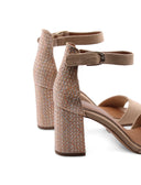 Sandalo vegan ankle strap da donna