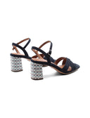 Sandalo tacco vegan elegante da donna