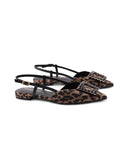 Ballerina animalier con gioiello donna