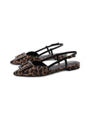 Ballerina animalier con gioiello donna