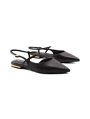Ballerine slingback a punta da donna