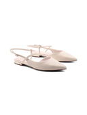 Ballerine slingback a punta da donna