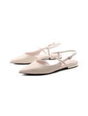 Ballerine slingback a punta da donna