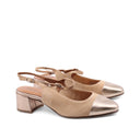 Slingback mary jane scamosciata donna
