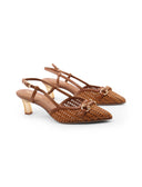 Décolleté slingback con morsetto da don