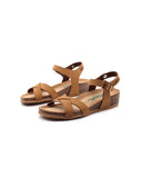 Sandalo in vera pelle da donna