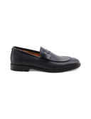 Mocassino blu in vera pelle da uomo