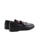 Mocassino blu in vera pelle da uomo