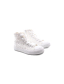 Sneaker con ricami e paillettes bimba