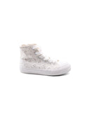 Sneaker con ricami e paillettes bimba