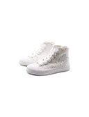 Sneaker con ricami e paillettes bimba