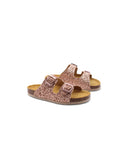 Ciabatta glitter a doppia fascia bimba