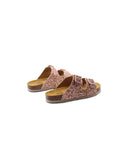 Ciabatta glitter a doppia fascia bimba