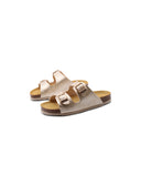 Ciabatta laminata con borchie bimba
