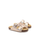 Ciabatta doppia fascia con cuori bimba
