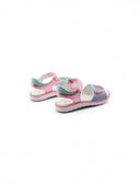 Sandalo laminato con glitter da bimba