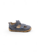 Sandalo blu con strap da bimbo