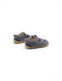 Sandalo blu con strap da bimbo