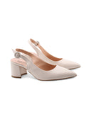 Décolleté slingback a punta da donna