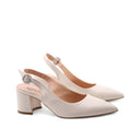 Décolleté slingback a punta da donna