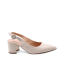 Décolleté slingback a punta da donna
