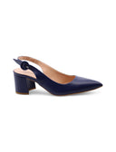 Décolleté slingback a punta da donna