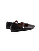 Ballerina mary jane in pelle da donna