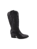 Stivale texano con cuciture da donna