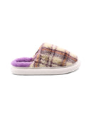 Ciabatta a quadretti da donna