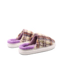 Ciabatta a quadretti da donna