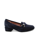 Mocassino in pelle con morsetto donna