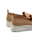 Scarpa slip on in vera pelle da donna